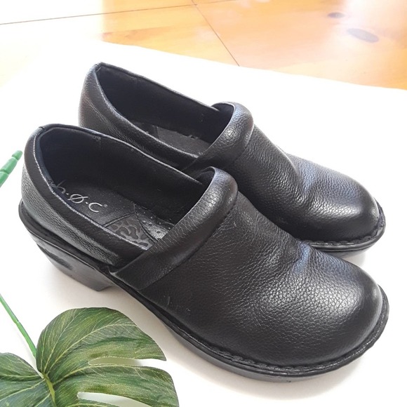 B.Ø.C Woman's Peggy Black Clog Size 7 - Picture 5 of 10